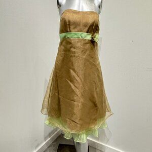 Jordan Fashiond Beige Midi Dress